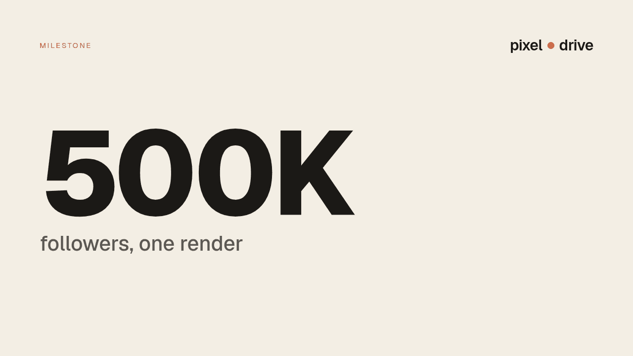 PixelDrive Milestone render